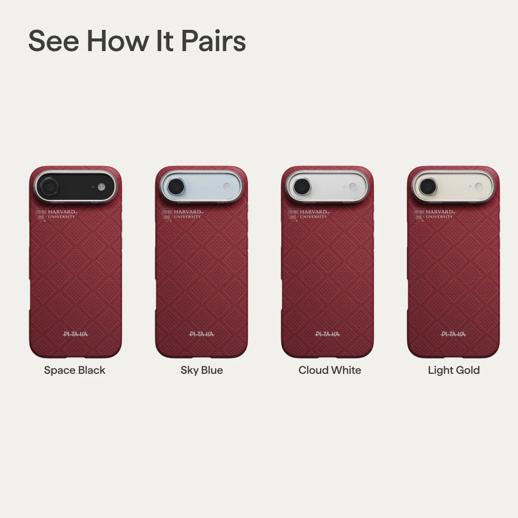 iPhone Air Edge Case Harvard Crimson (PitaTap™)