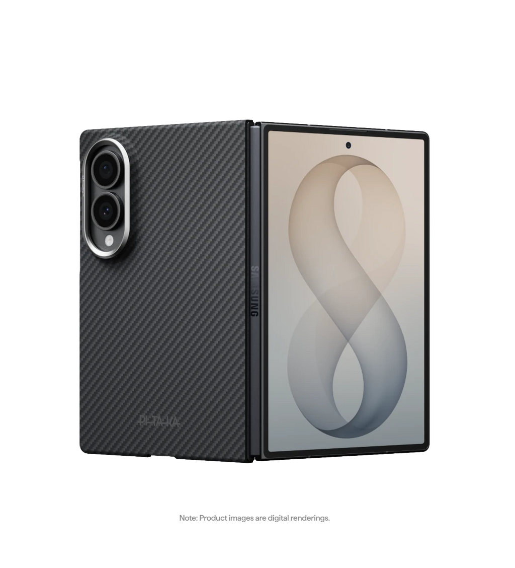 Galaxy Z Fold8 Edge Case 600D Black/Grey (Twill)