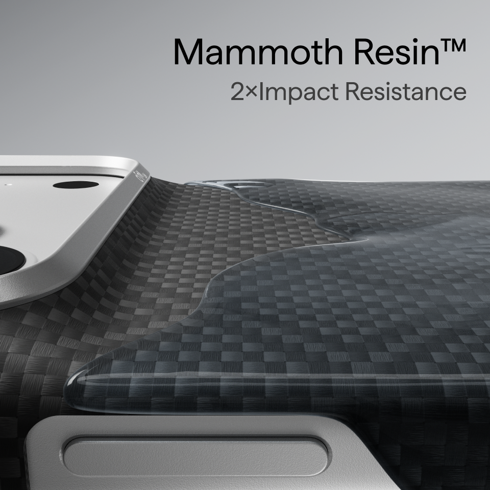 iPhone Duo Edge Case 600D Black/Grey (Twill) (PitaTap™)