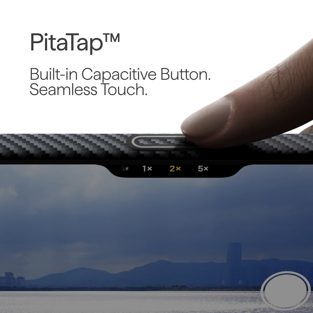 Ultra-Slim Case 600D Black/Grey (Twill) (PitaTap™)