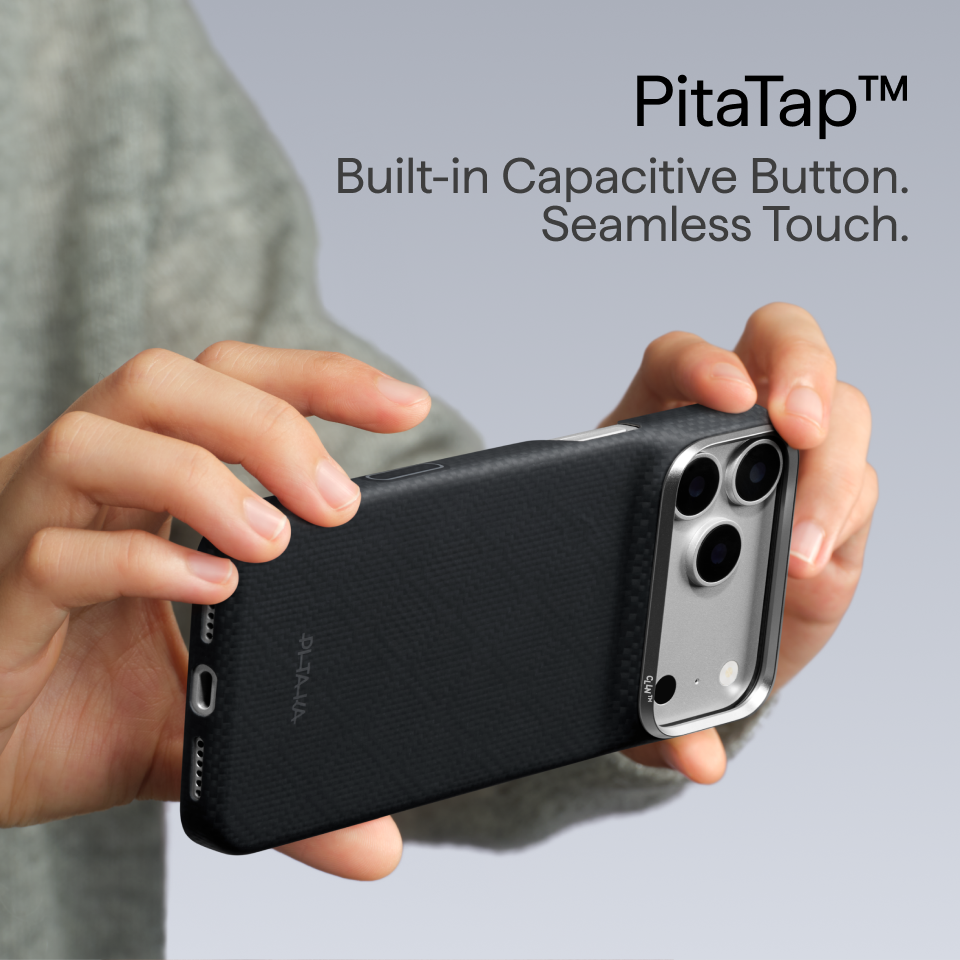 Lava Black (PitaTap™) Edge Case for iPhone 18 Pro Max