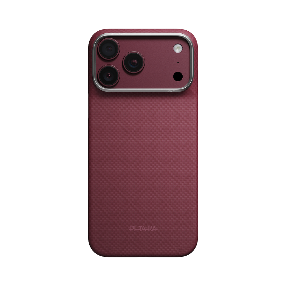 Burgundy (PitaTap™) Edge Case for iPhone 18 Pro Max