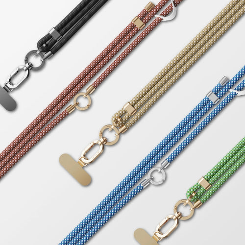 1 to 3 Phone Strap — Bonfire Red