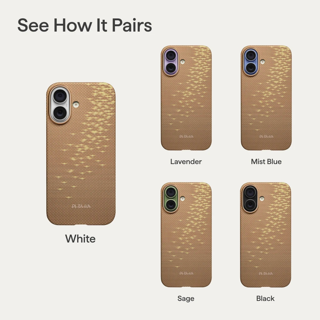 iPhone 17 Edge Case Golden Glint (PitaTap™)