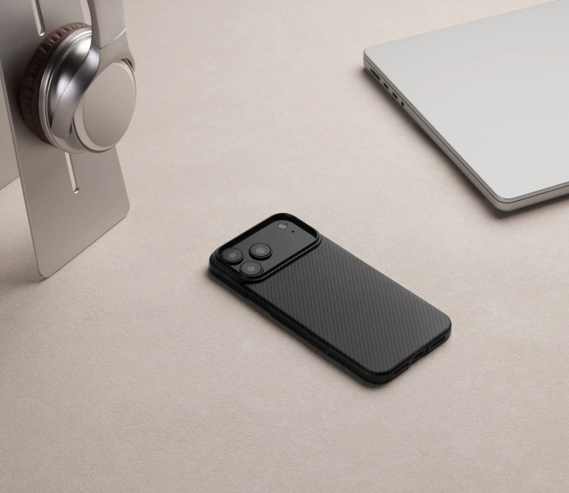 Ultra-Slim Case 600D Black/Grey (Twill) (PitaTap™)