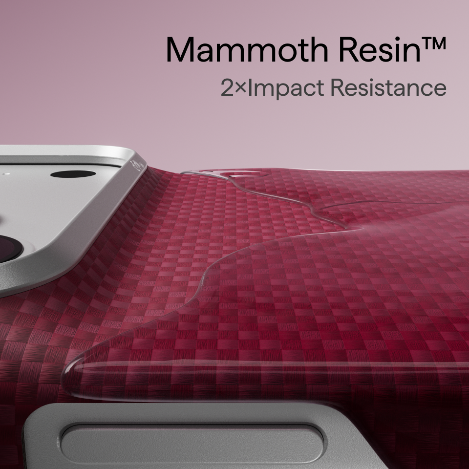 Burgundy (PitaTap™) Edge Case For iPhone 18 Pro