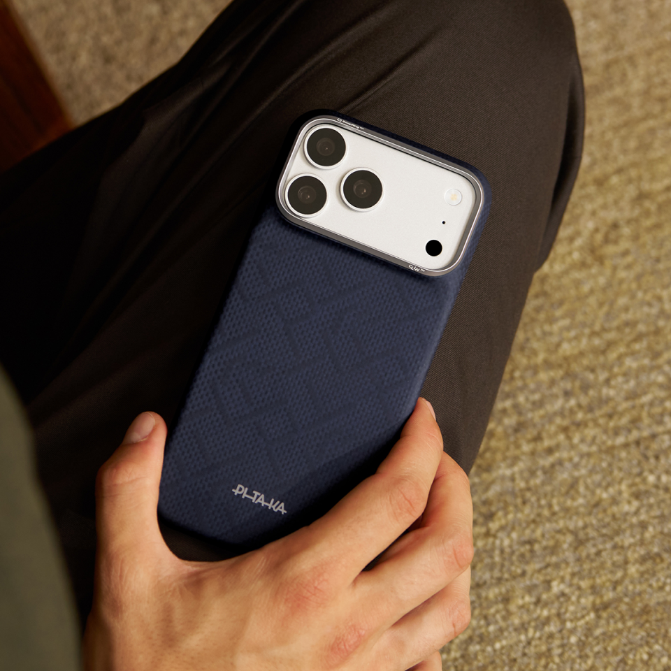 PTK Weaving - Sapphire Blue (PitaTap™) Edge Case For iPhone 18 Pro