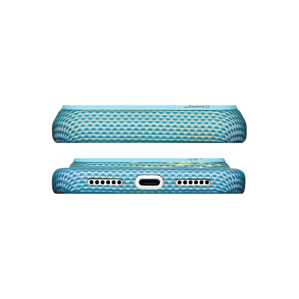 Lucid Blue (PitaTap™) Edge Case for iPhone 18 Pro