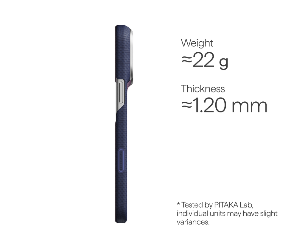 PTK Weaving - Sapphire Blue (PitaTap™) Edge Case for iPhone 18 Pro Max