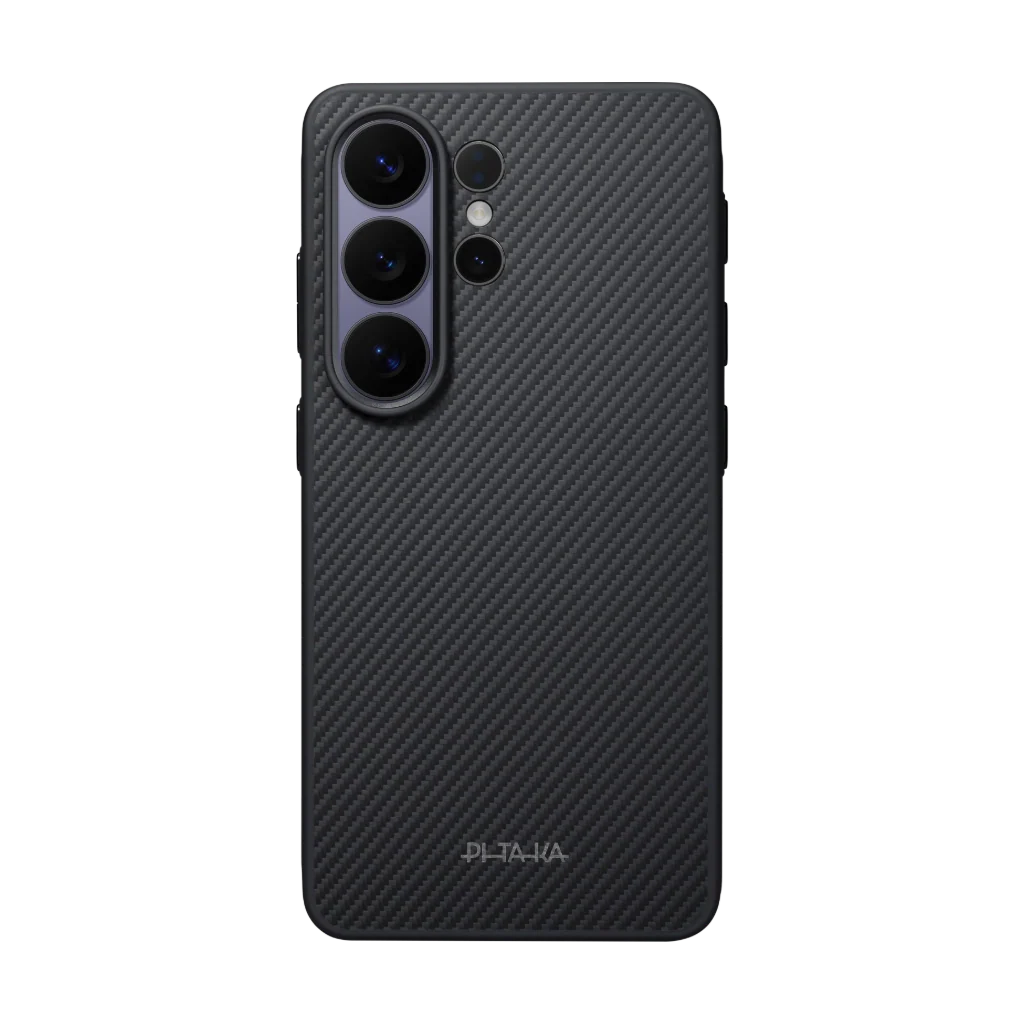 Samsung Galaxy S26 Ultra Cairn Case 600D Black/Grey (Twill) (Aaron Button)