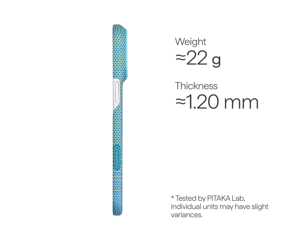Lucid Blue (PitaTap™) Edge Case for iPhone 18 Pro Max