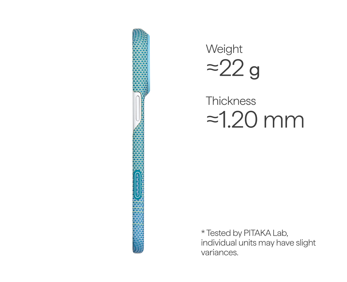 Lucid Blue (PitaTap™) Edge Case for iPhone 18 Pro