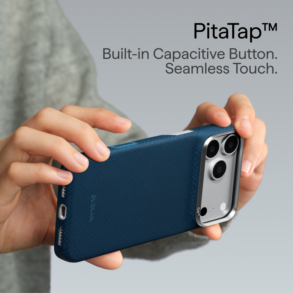 Abyss Blue (PitaTap™) Edge Case For iPhone 18 Pro