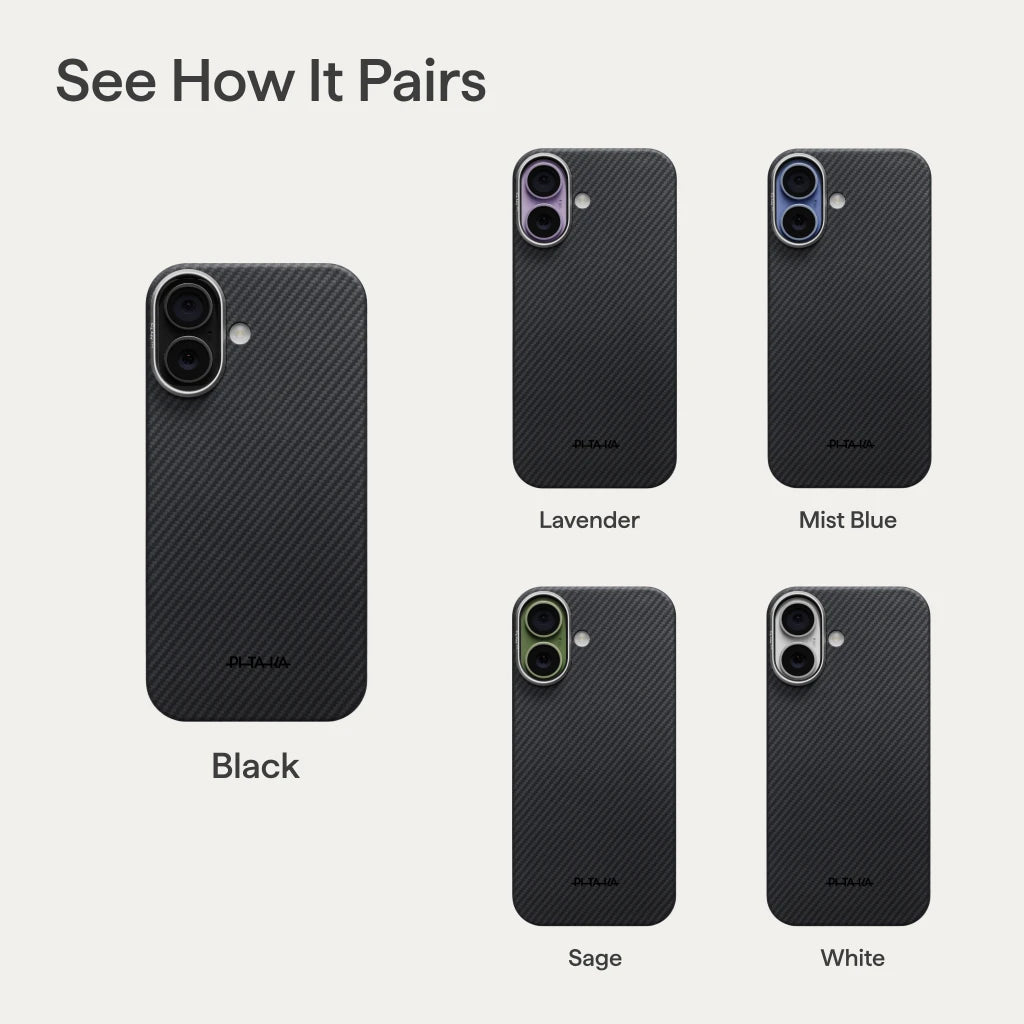 iPhone 17 Edge Case Black/Grey