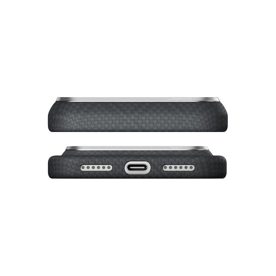 Lava Black (PitaTap™) Edge Case for iPhone 18 Pro Max