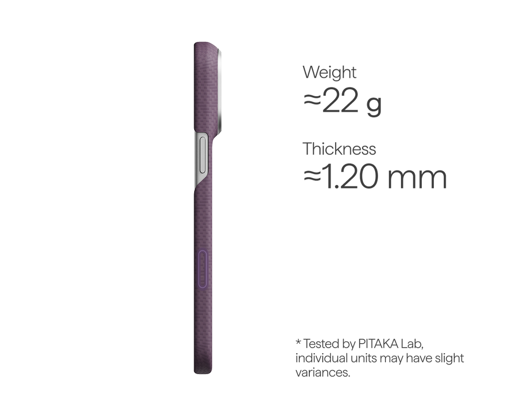 PTK Weaving - Charoite Purple (PitaTap™) Edge Case for iPhone 18 Pro Max