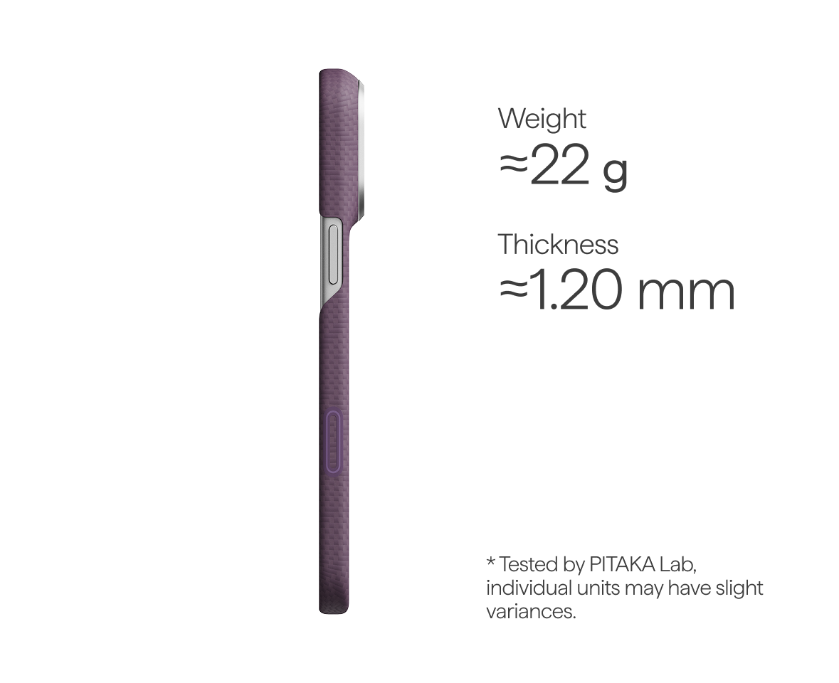 PTK Weaving - Charoite Purple (PitaTap™) Edge Case For iPhone 18 Pro