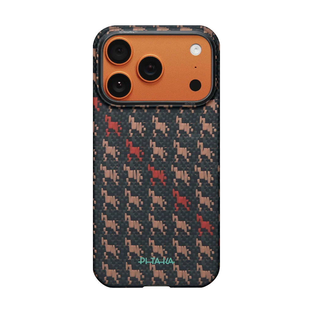 Чехол PITAKA Ebony (PitaTap™) для iPhone 17 Pro / iPhone 17 Pro Max