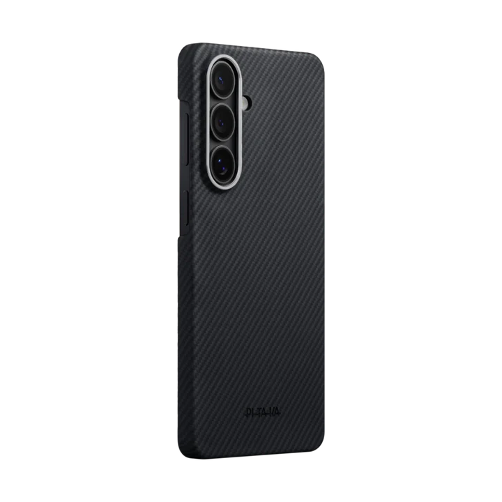 Samsung Galaxy S26 Plus Edge Case 600D Black/Grey (Twill) (Aaron Button)