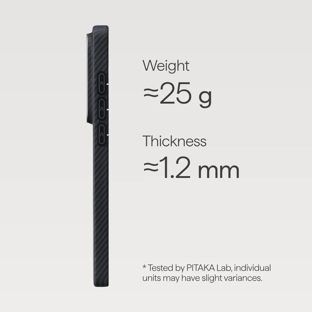 Samsung Galaxy S26 Ultra Edge Case 600D Black/Grey (Twill) (Aaron Button)