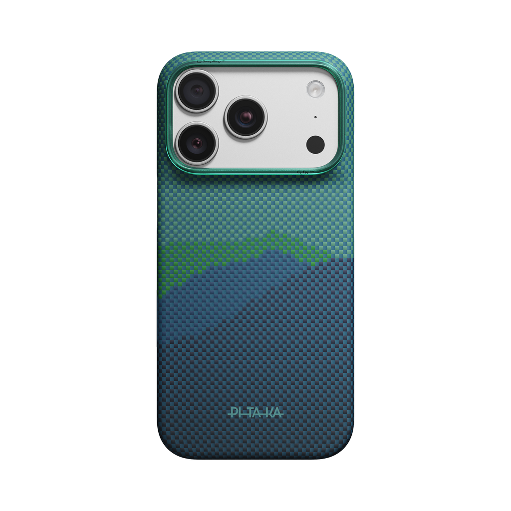 Summer Noon (PitaTap™) Edge Case, Silver finish, iPhone 18 Pro