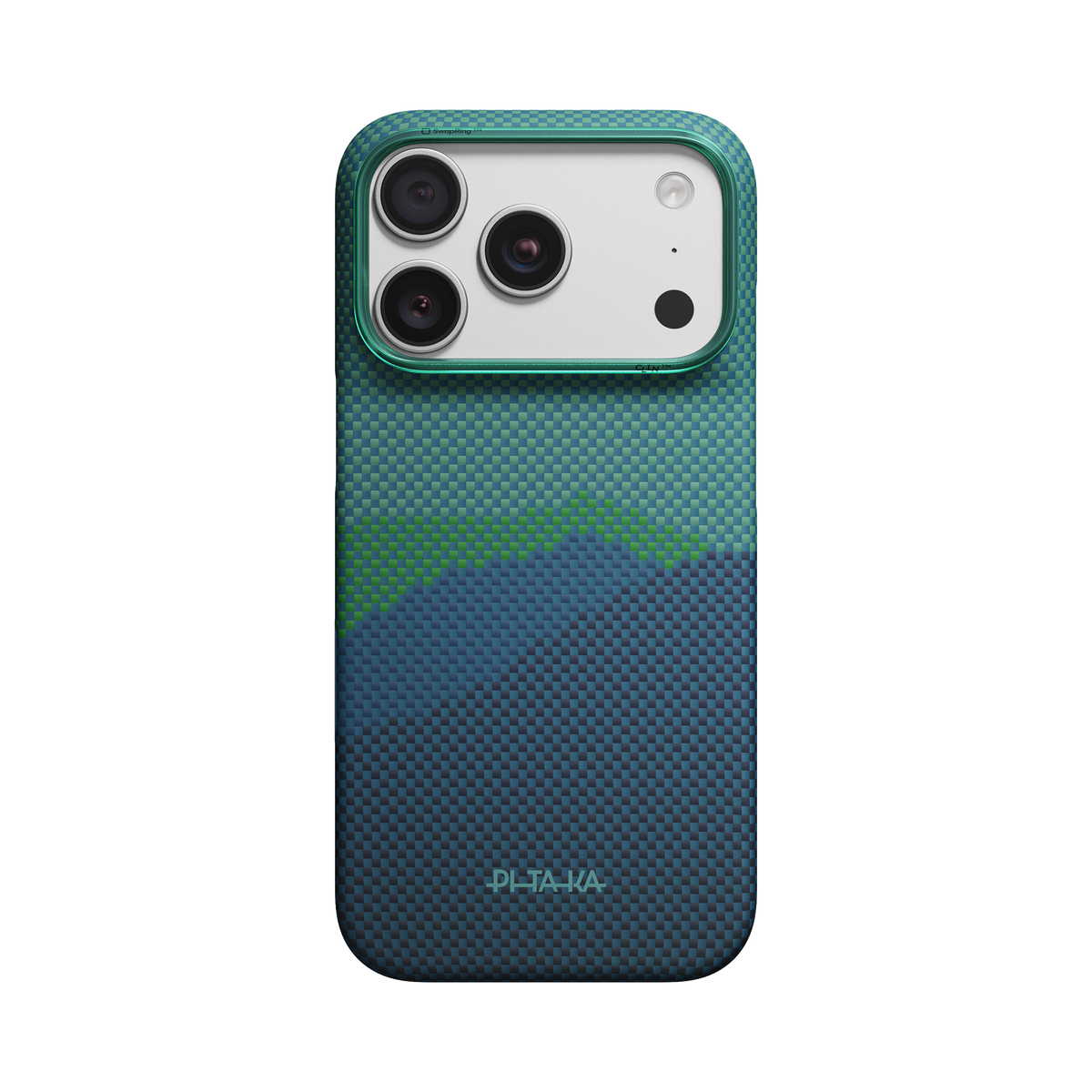 Summer Noon (PitaTap™) Edge Case, Silver finish, iPhone 18 Pro