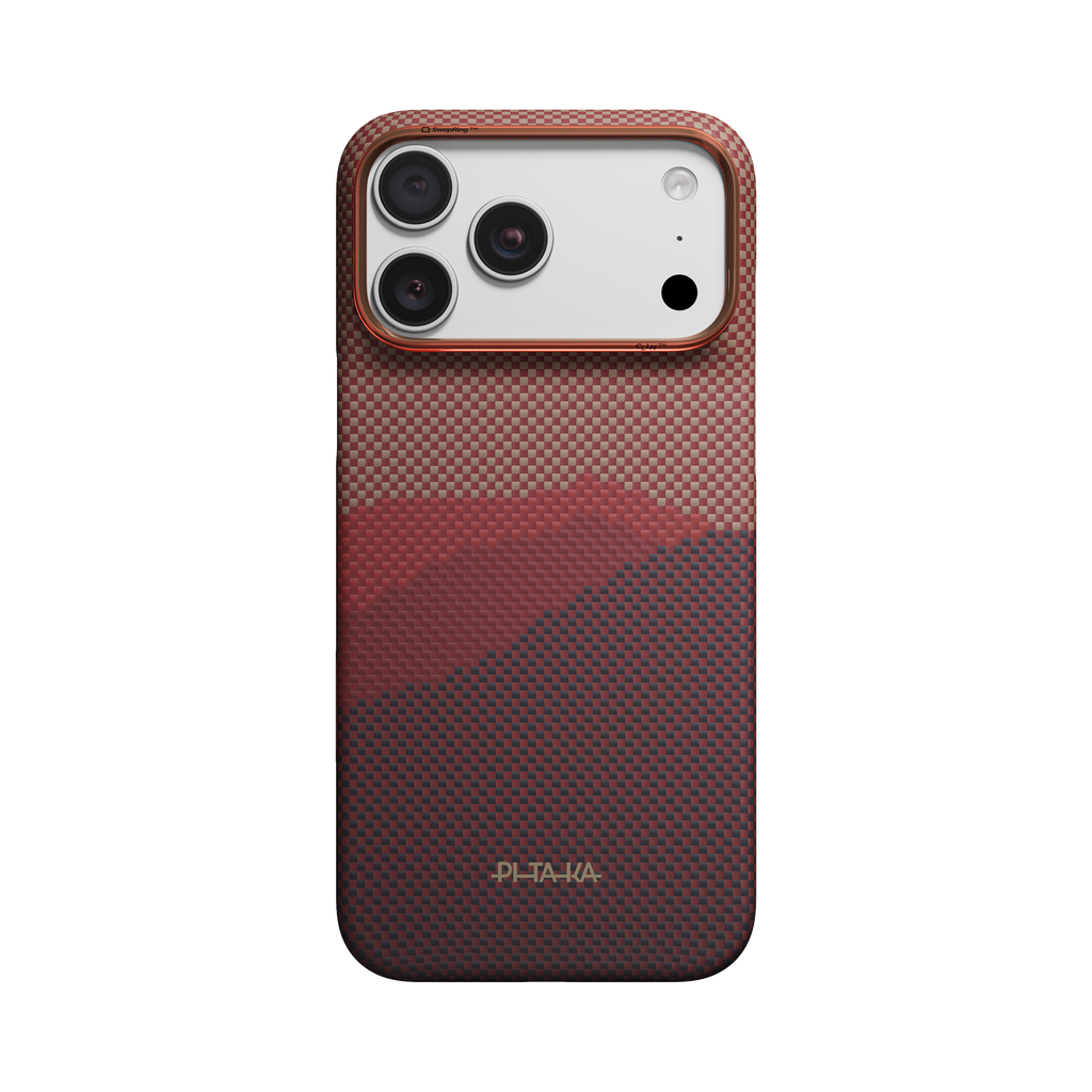 Autumn Dusk (PitaTap™) Edge Case, Silver finish, iPhone 18 Pro Max