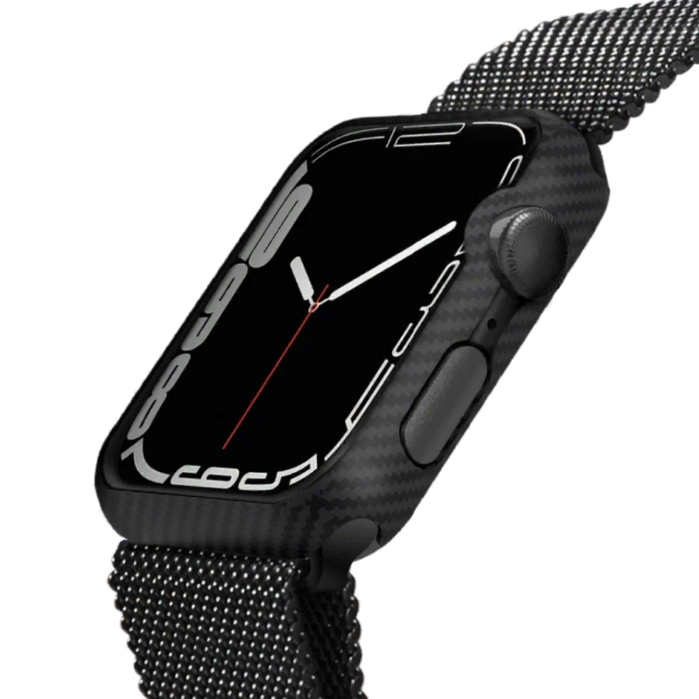 Air Case для Apple Watch Series 10 / 9 / 8 — 46mm · Black/Grey Twill