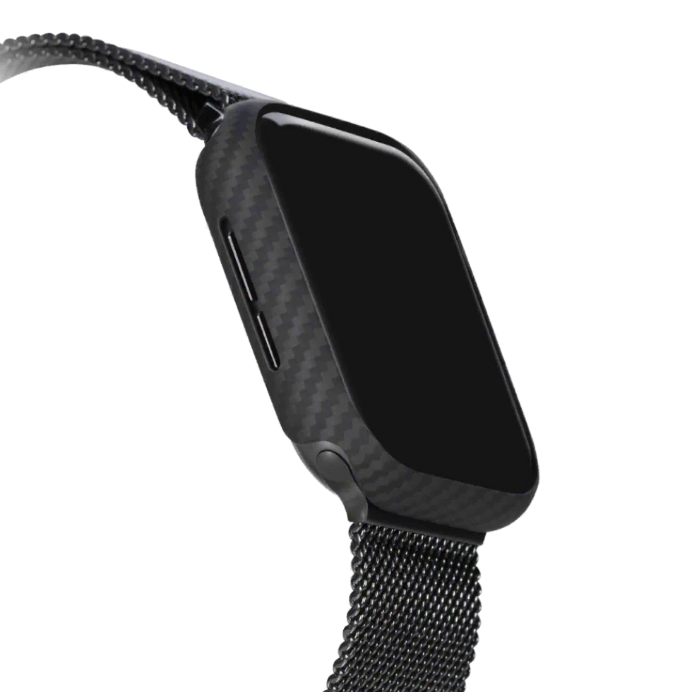 Air Case для Apple Watch Series 10 / 9 / 8 — 46mm · Black/Grey Twill