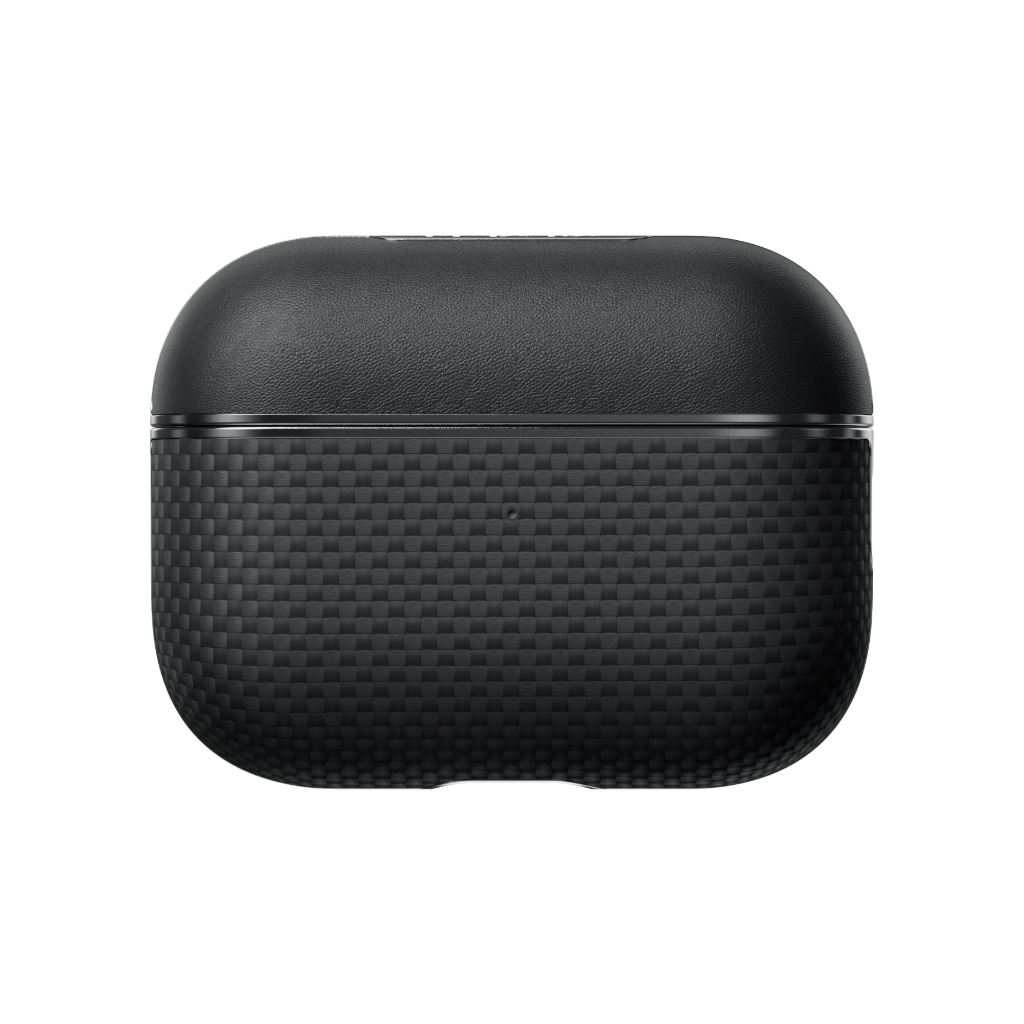 Чехол PITAKA для AirPods Pro / Pro 2 — 1500D Black/Grey (Plain)