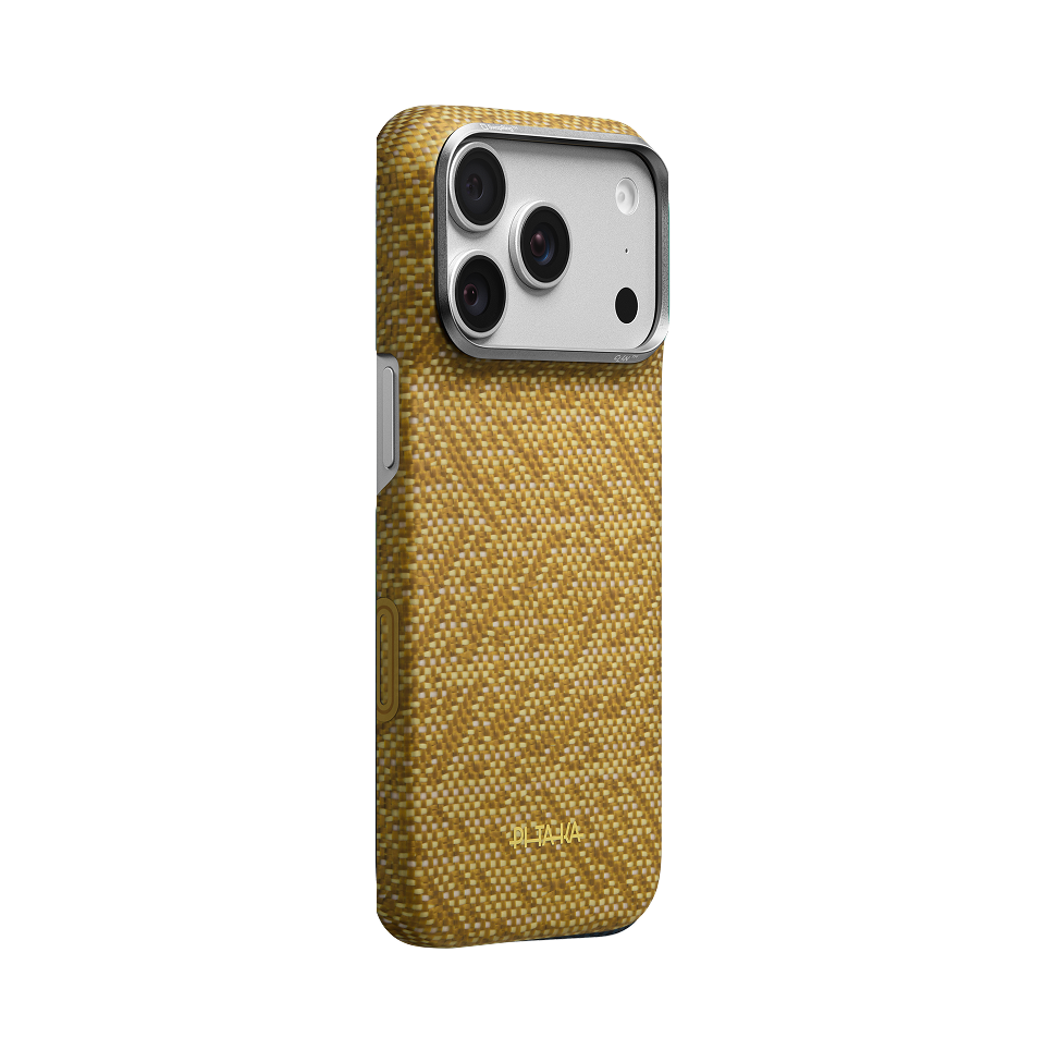 iPhone 18 Pro Edge Case Golden Drift - front view