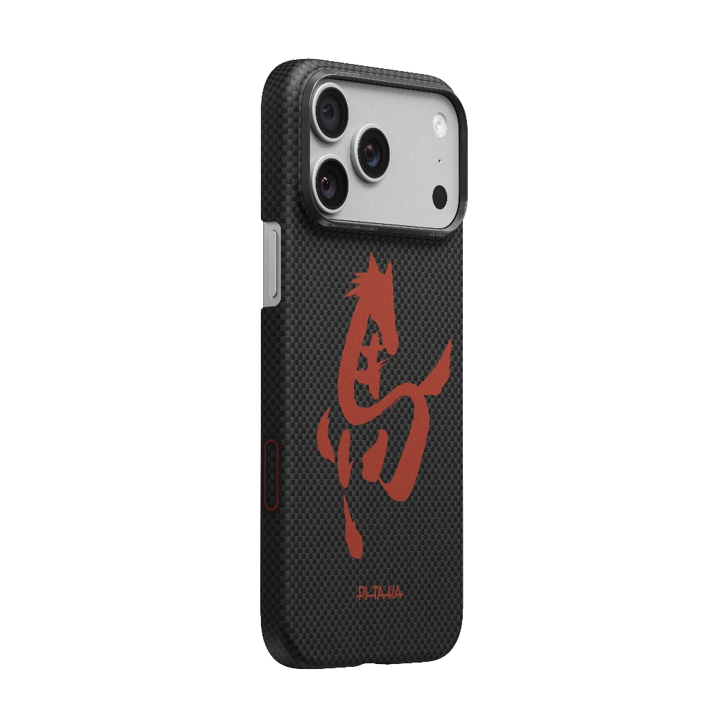 Чехол PITAKA Ink Horse Painting – Gold & Jade для iPhone 17 Pro / iPhone 17 Pro Max