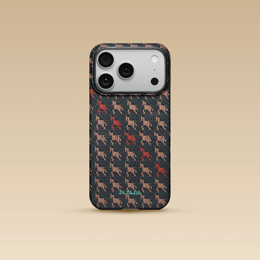 Чехол PITAKA Ebony (PitaTap™) для iPhone 17 Pro / iPhone 17 Pro Max