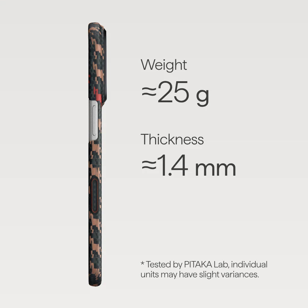 Чехол PITAKA Ebony (PitaTap™) для iPhone 17 Pro / iPhone 17 Pro Max