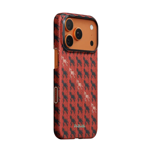 Чехол PITAKA Maroon (PitaTap™) для iPhone 17 Pro / iPhone 17 Pro Max