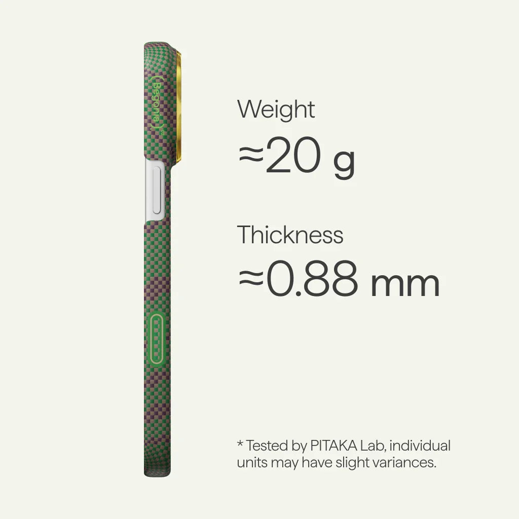 Чехол PITAKA Breath of Veins – Sprout Surge для iPhone 17 Pro / iPhone 17 Pro Max