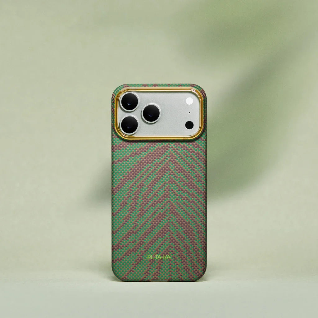 Чехол PITAKA Breath of Veins – Sprout Surge для iPhone 17 Pro / iPhone 17 Pro Max