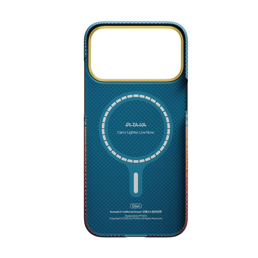 Чехол PITAKA для iPhone 17 Pro / 17 Pro Max Edge Case California Dream-01 (PitaTap™)