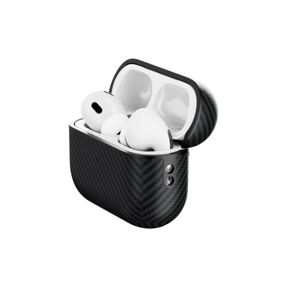 Чехол PITAKA для AirPods Pro / Pro 2 — 600D Black/Grey